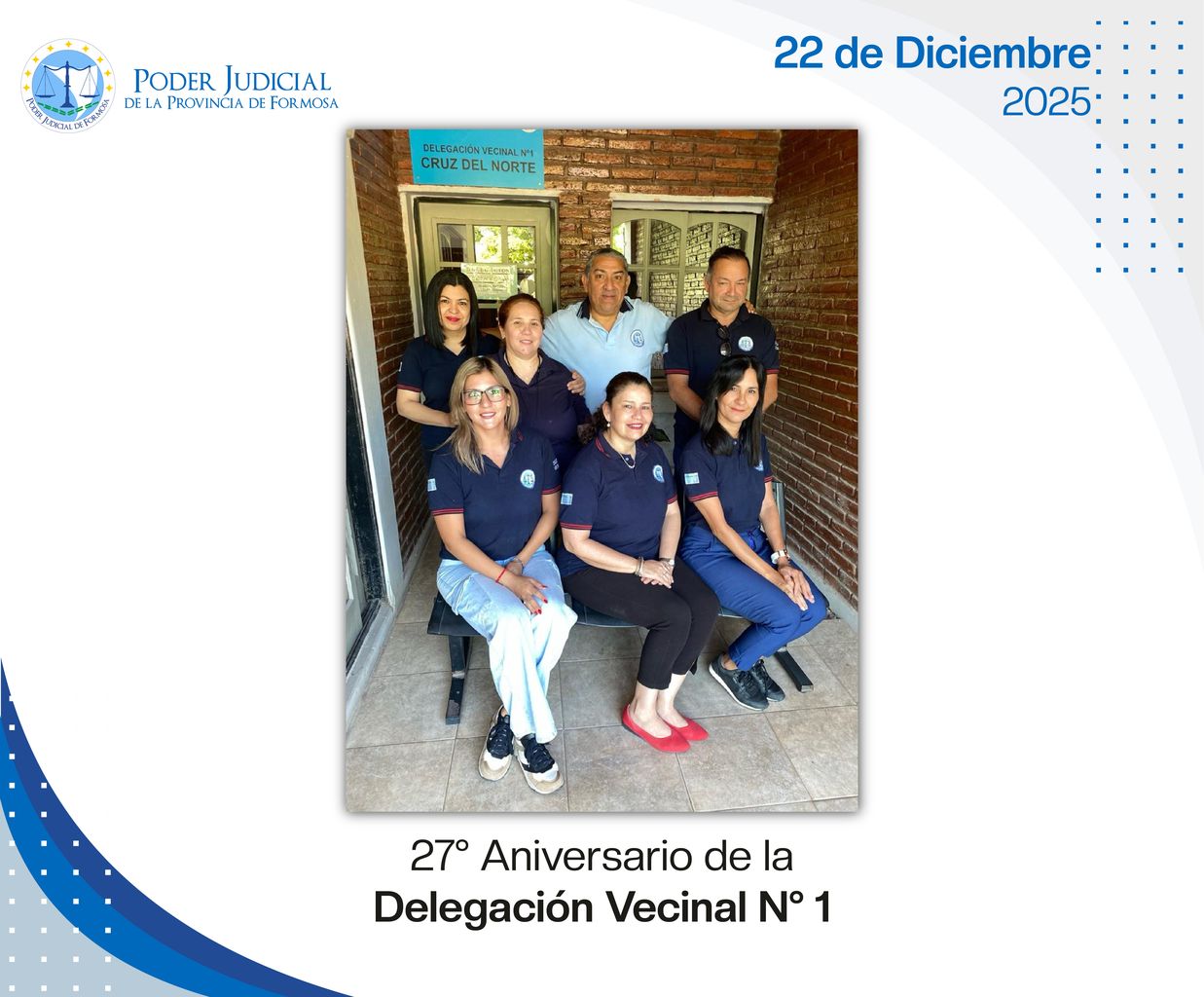 Efemérides - 27º Aniversario Delegación Vecinal N° 1