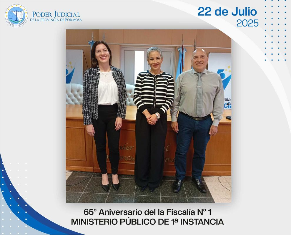 Efemérides - 65º Aniversario Fiscalía 1º