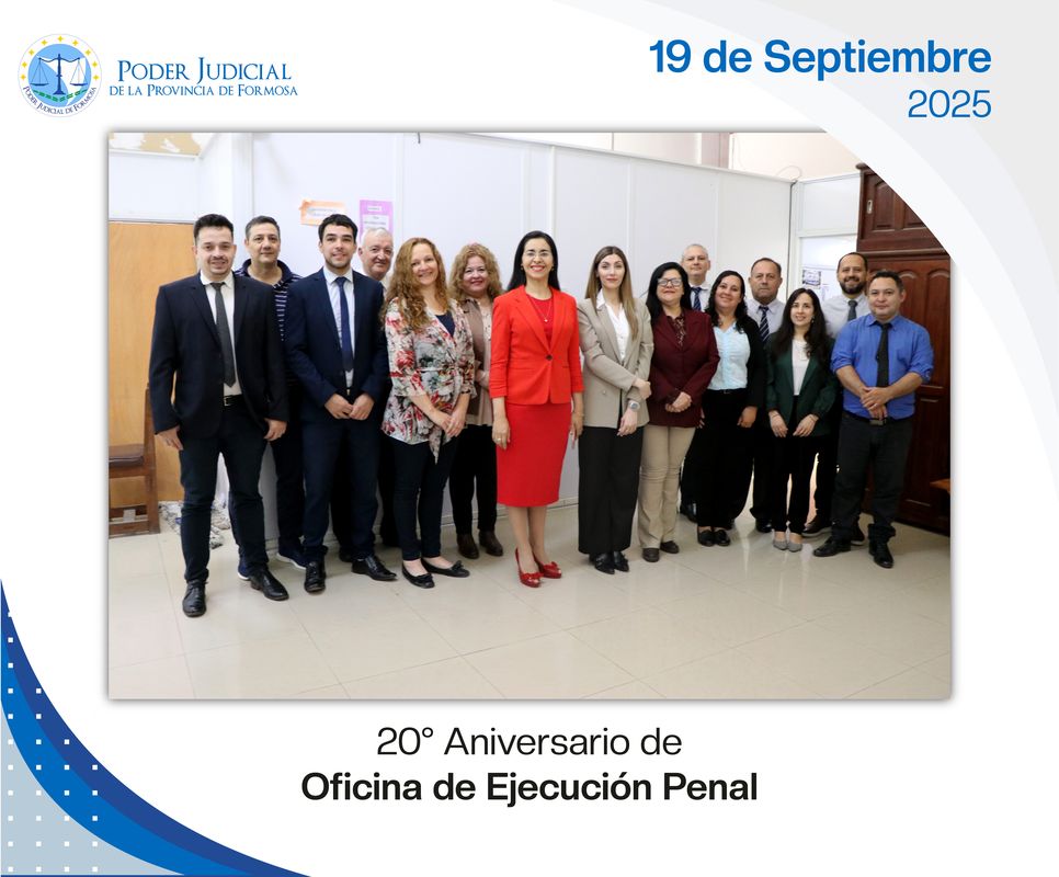 Aniversario Juzgado de Ejecución Penal