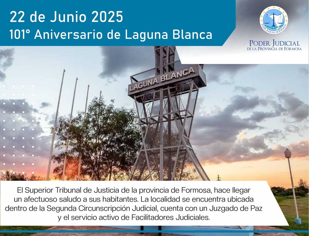 Efemérides - 101º Aniversario localidad Laguna Blanca