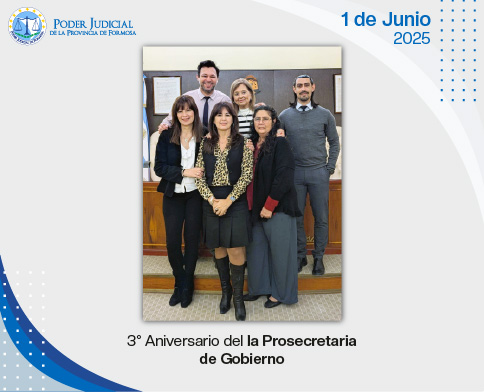 Efemérides - 3º Aniversario Prosecretaría de Gobierno