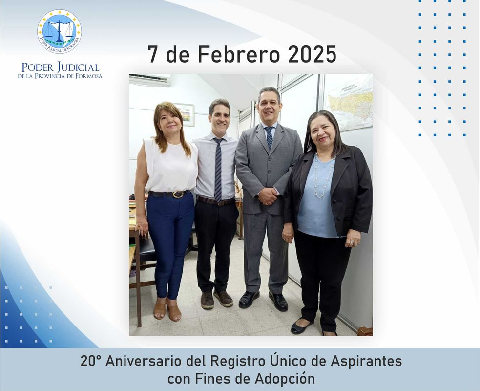 Efemérides - 20° Aniversario Registro Único de Aspirantes con Fines de Adopción