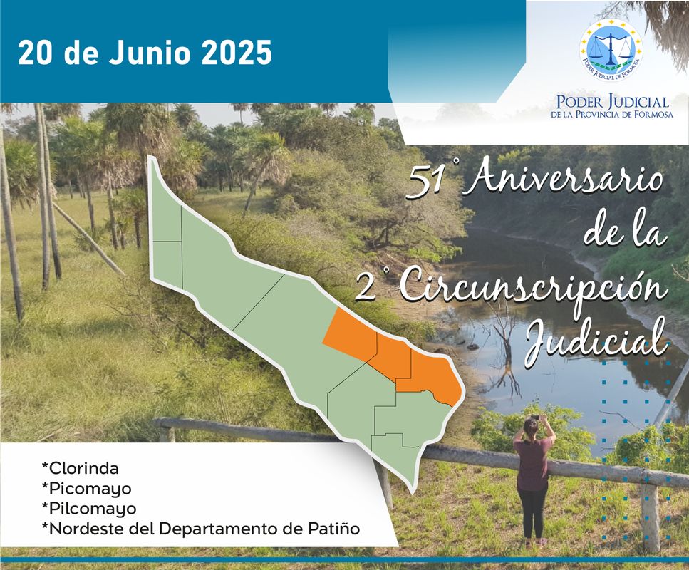 Efemérides - 51º Aniversario - Toma de jurisdicción de la Segunda Circunscripción