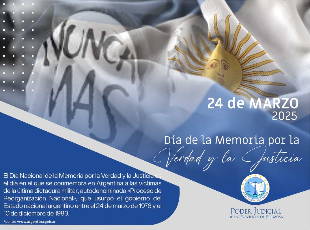 Día de la Memoria por la Verdad y la Justicia