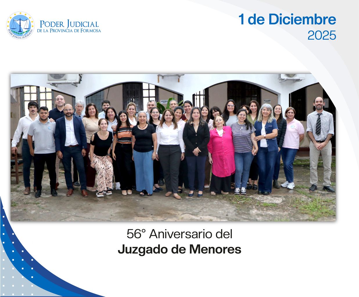 Efemérides - 56º Aniversario Juzgado de Menores