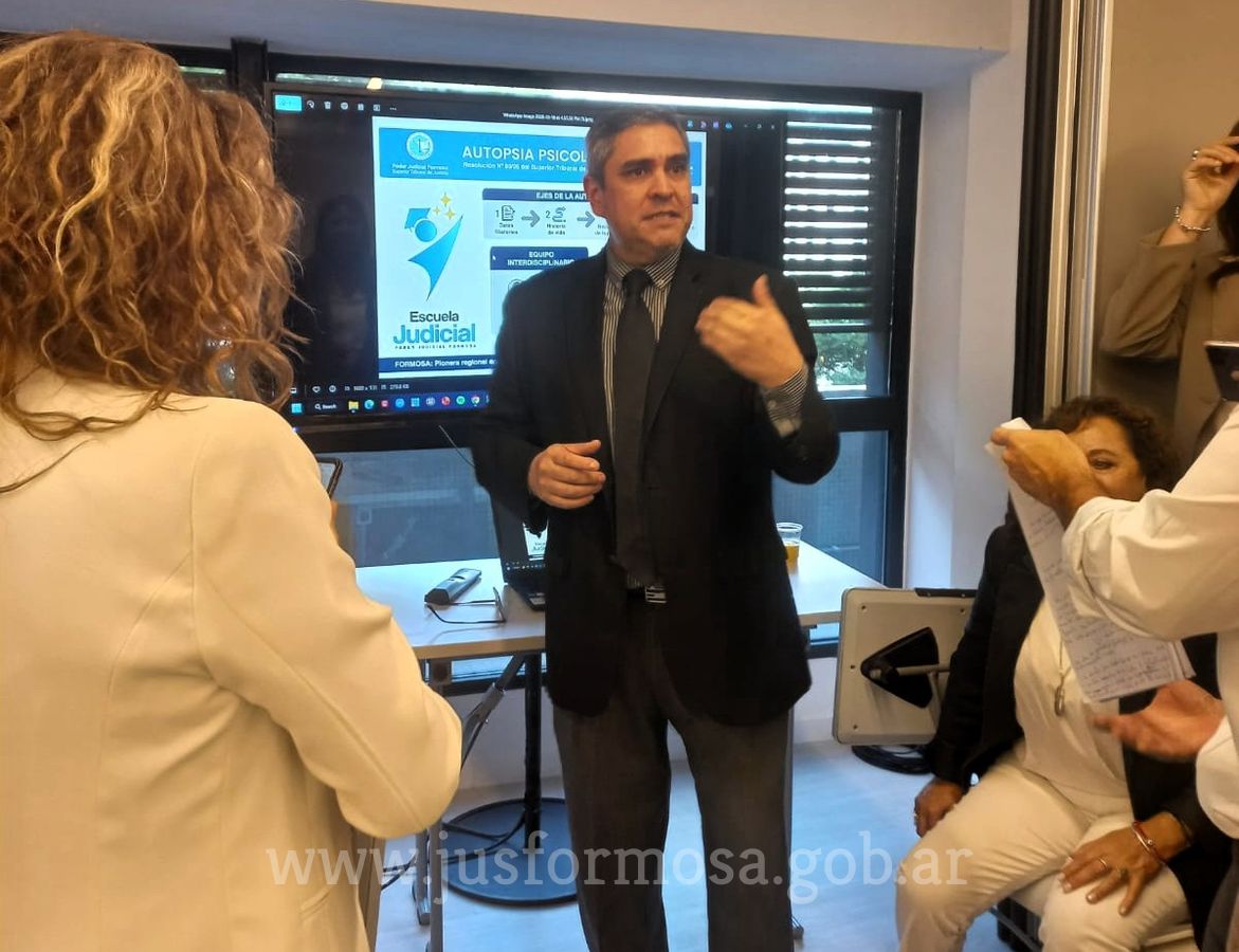Destacada participación de Formosa en taller de Escuelas Judiciales con el abordaje del tema: Autopsia Psicológica