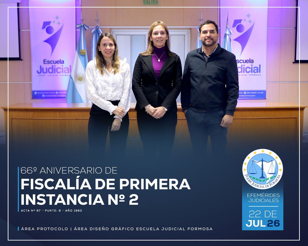Efemérides - 66º Aniversario Fiscalía N° 2
