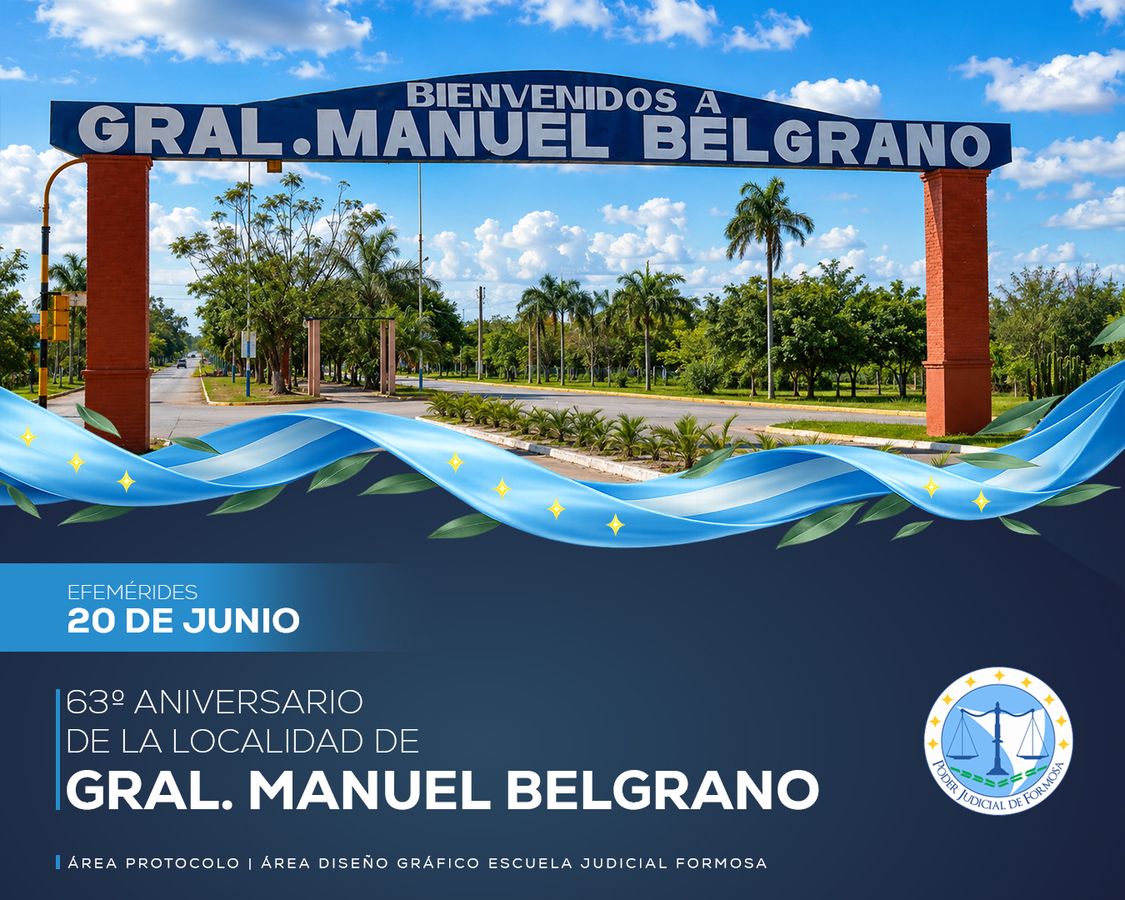 Efemérides - 63º Aniversario localidad Gral. Manuel Belgrano