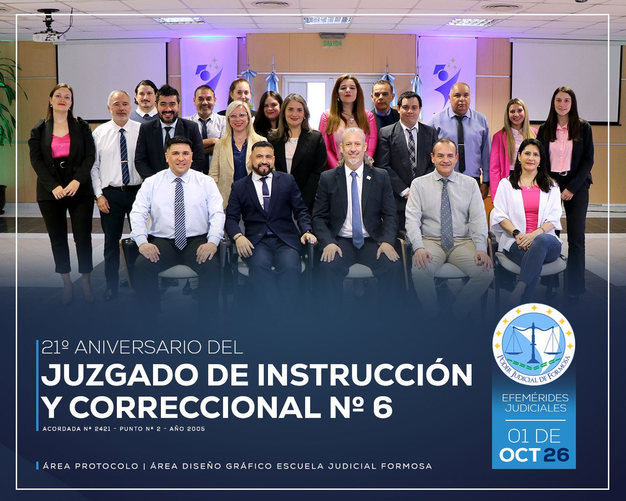 Efemérides - 21º Aniversario JIC Nº 6