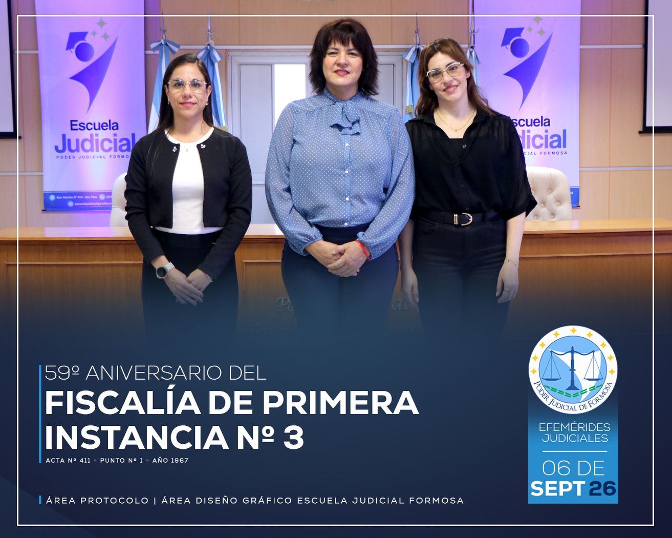 Efemérides - 59º Aniversario Fiscalía 3