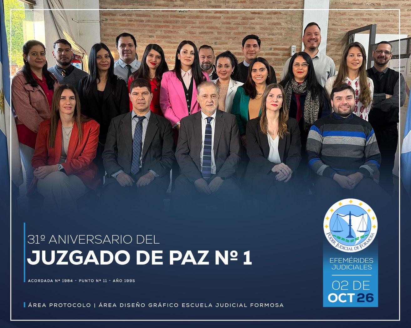 Efemérides - 31º Aniversario Juzgado de Paz 1